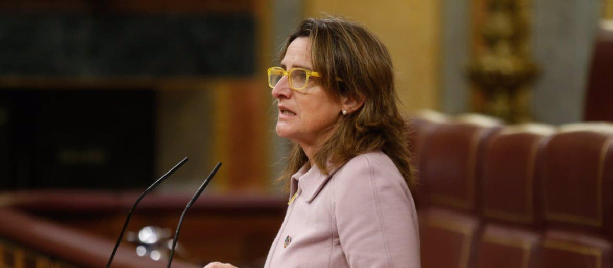 La ministra para la Transición Ecológica, Teresa Ribera