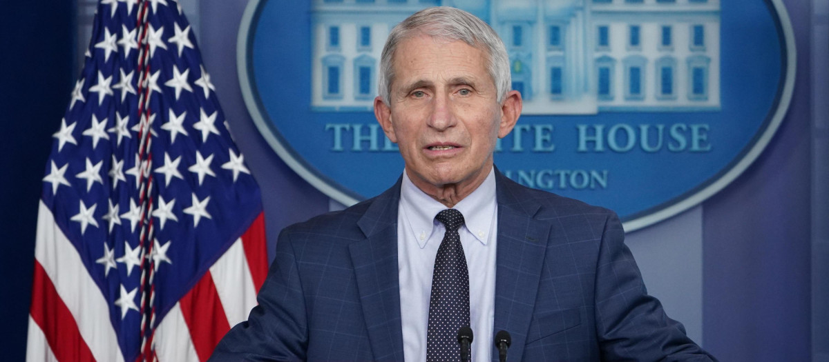 Anthony Fauci, principal epidemiólogo del Gobierno de EE.UU., durante una rueda de prensa en la Casa Blanca