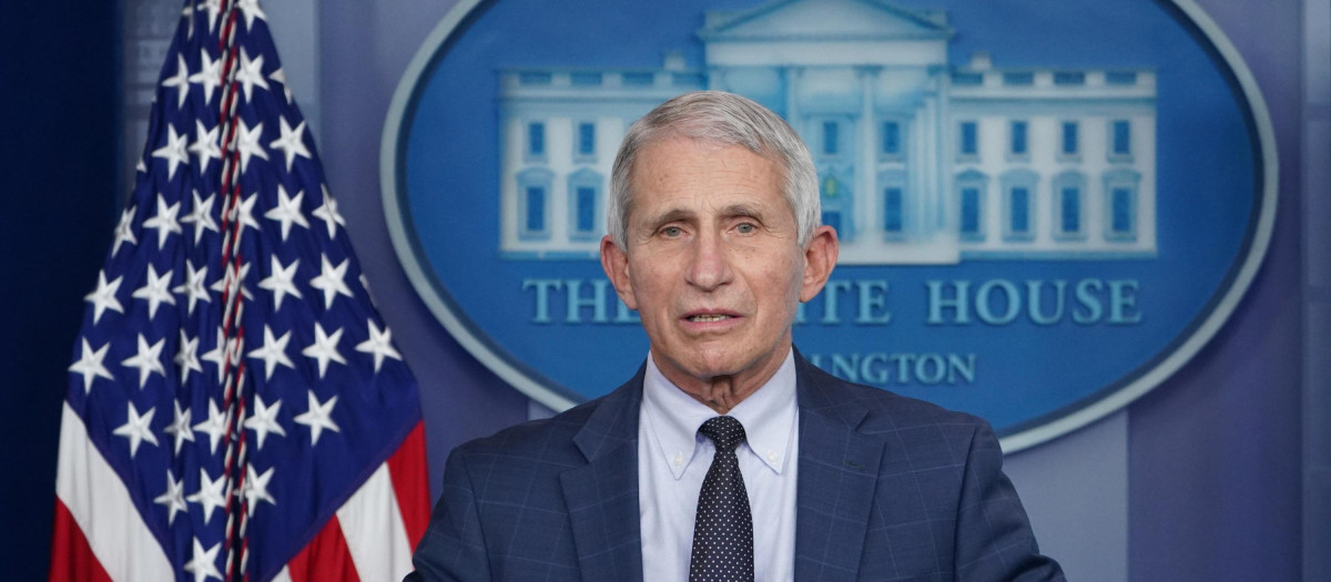 Anthony Fauci, principal epidemiólogo del Gobierno de EE.UU., durante una rueda de prensa en la Casa Blanca