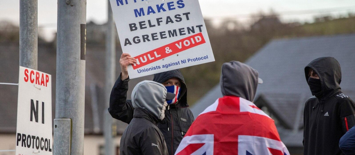 "El Protocolo Irlandés nulifica el tratado del Viernes Santo", revindica un activista unionista irlandés