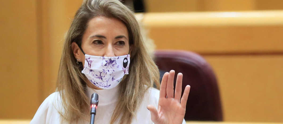 La ministra de Transportes, Movilidad y Agenda Urbana, Raquel Sánchez