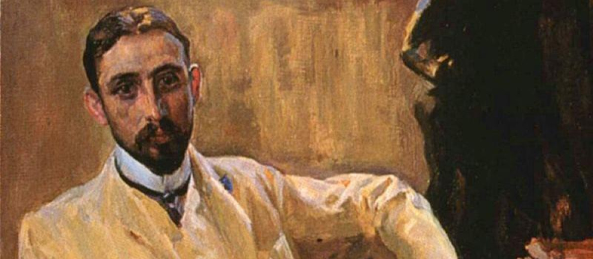 Juan Ramón Jiménez pintado por Joaquín Sorolla