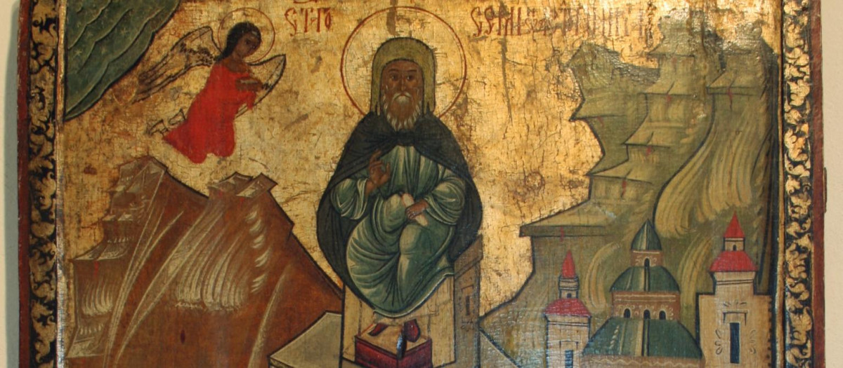 Icono de san Simeón estilita de Kostarowce