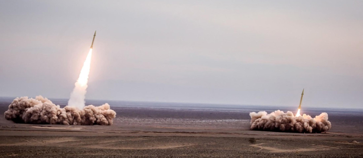 Lanzamiento de misiles balísticos en Irán