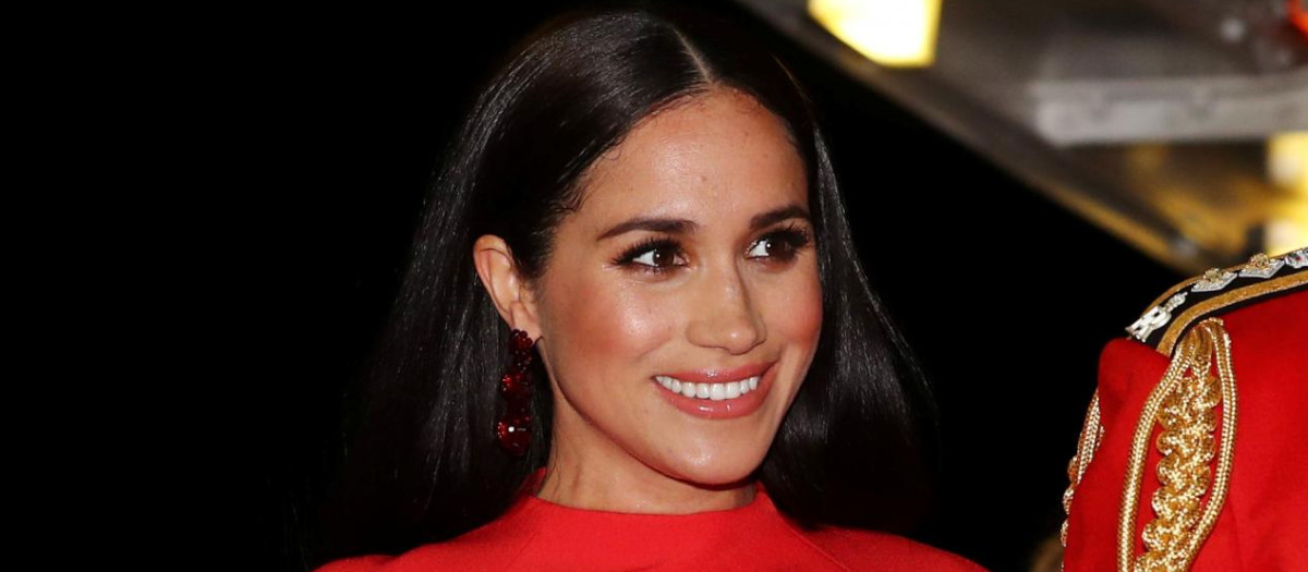 Meghan Markle, Duchess of Sussex arrive Mountbatten Festival of Music. 7 march 2020.