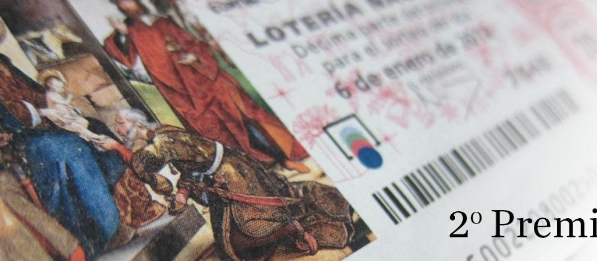 Segundo premio Lotería del Niño