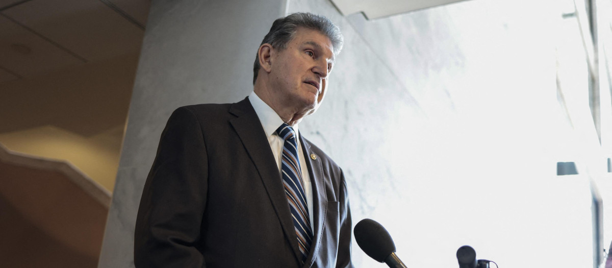 El senador demócrata Joe Manchin