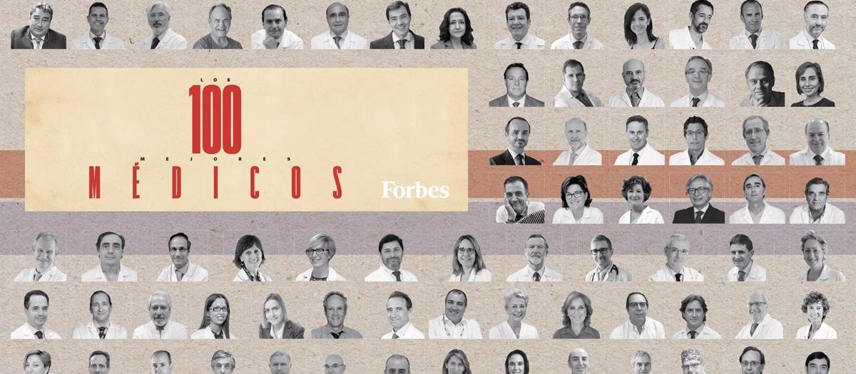 'Forbes' publica su quinta edición de los 100 mejores médicos de España