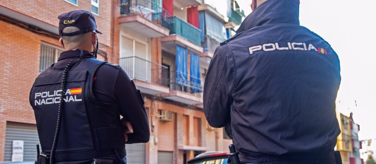 Dos agentes de la Policía Nacional