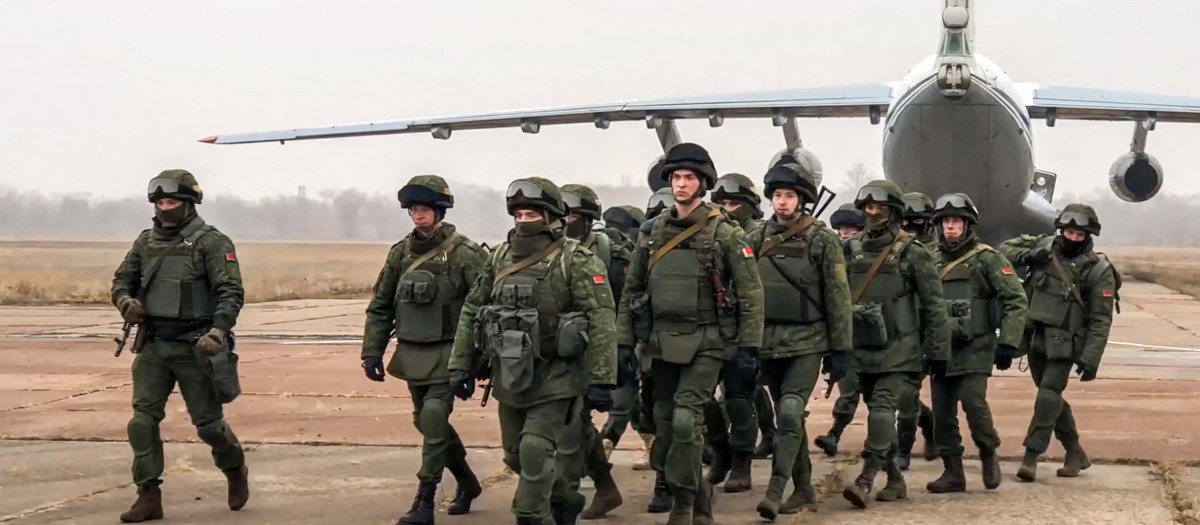 Despliegue de tropas rusas en Kazajistán