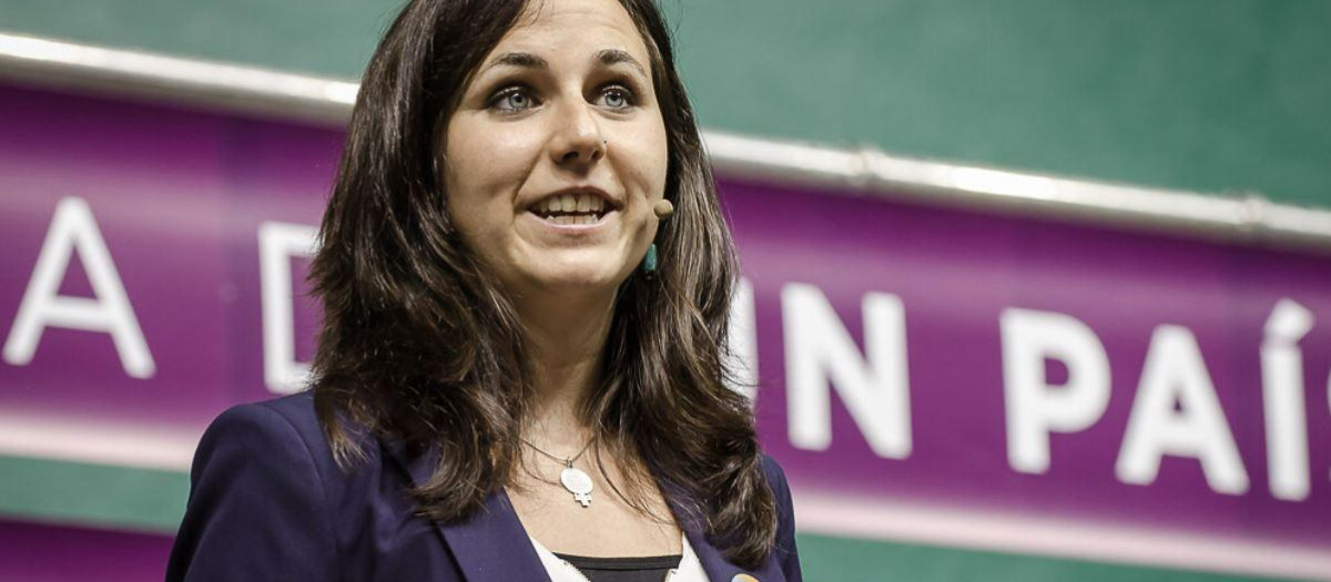 La líder de Unidas Podemos y ministra de Derechos Sociales y Agenda 2030, Ione Belarra