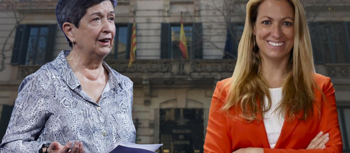 Teresa Cunillera y María Eugènia Gay, de izquierda a derecha