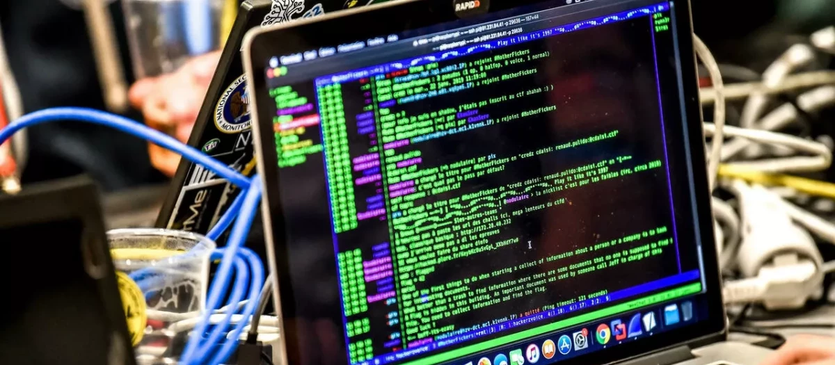 Ciberataque, foto de archivo