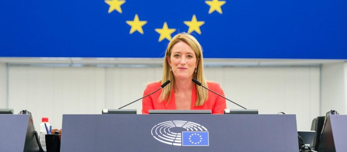 Roberta Metsola, candidata del PPE a la presidencia del Parlamento Europeo