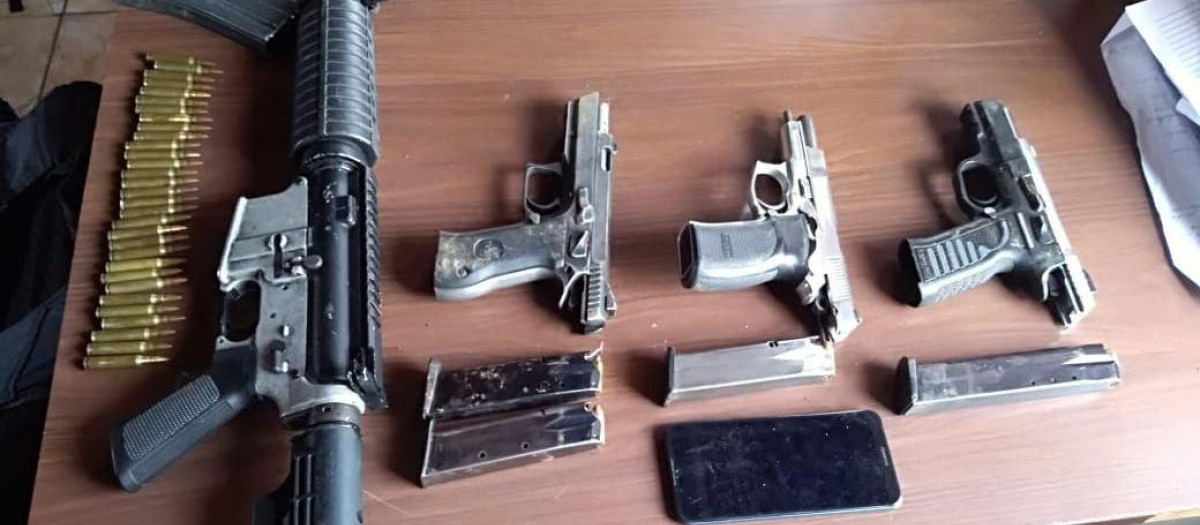 armas incautadas en El Salvador