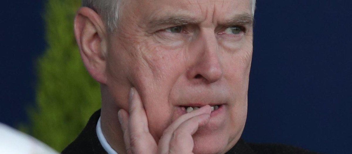 El príncipe Andrés, durante un evento de la casa real inglesa