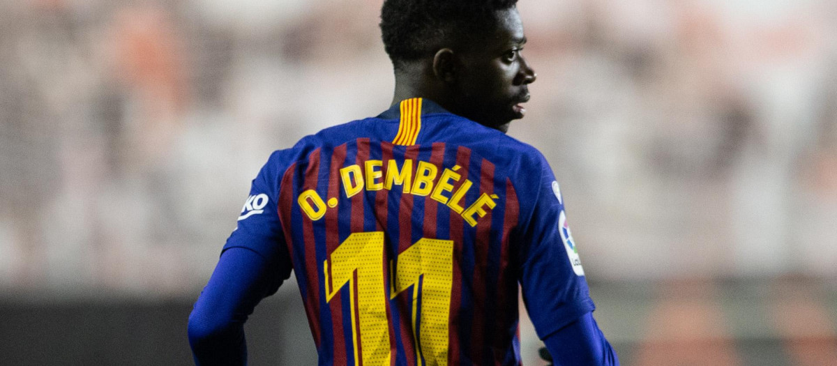 Ousmane Dembélé el año de su llegada al Barcelona