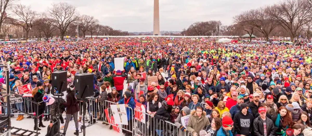 Miles de personas participan en la Marcha por la vida en Washington D.C