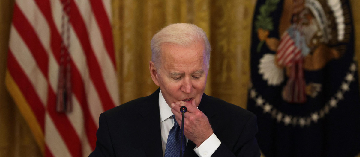 El presidente de EE.UU., Joe Biden, este lunes, en la Casa Blanca