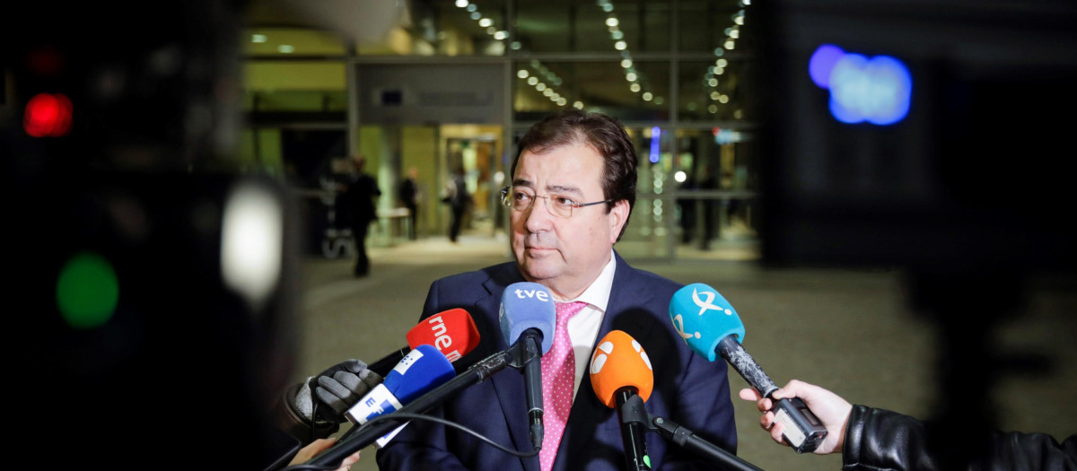 El presidente de Extremadura, Guillermo Fernández Vara, en una imagen de archivo