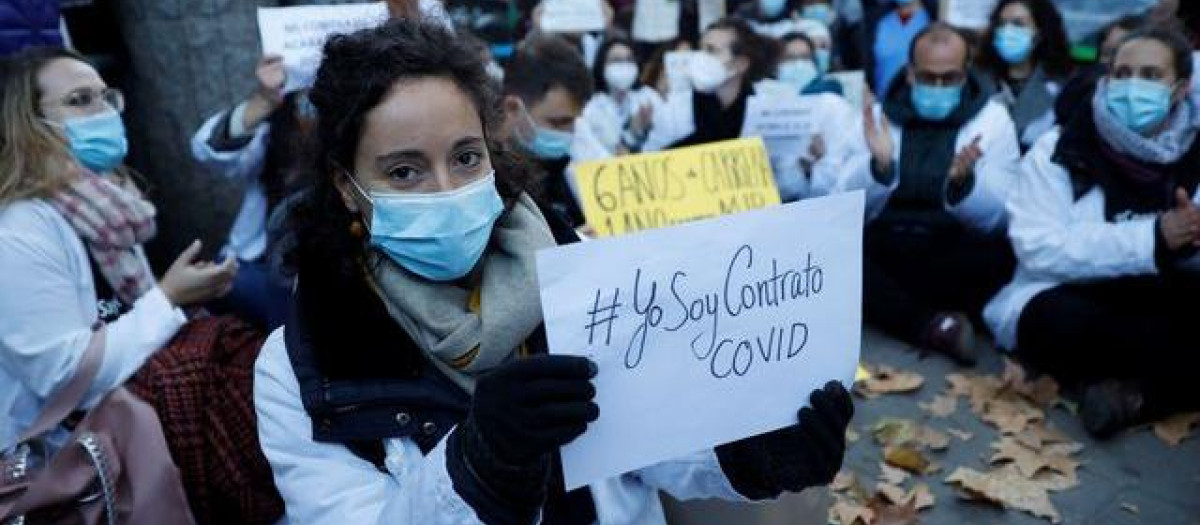 Protesta Médicos Precarios de Madrid