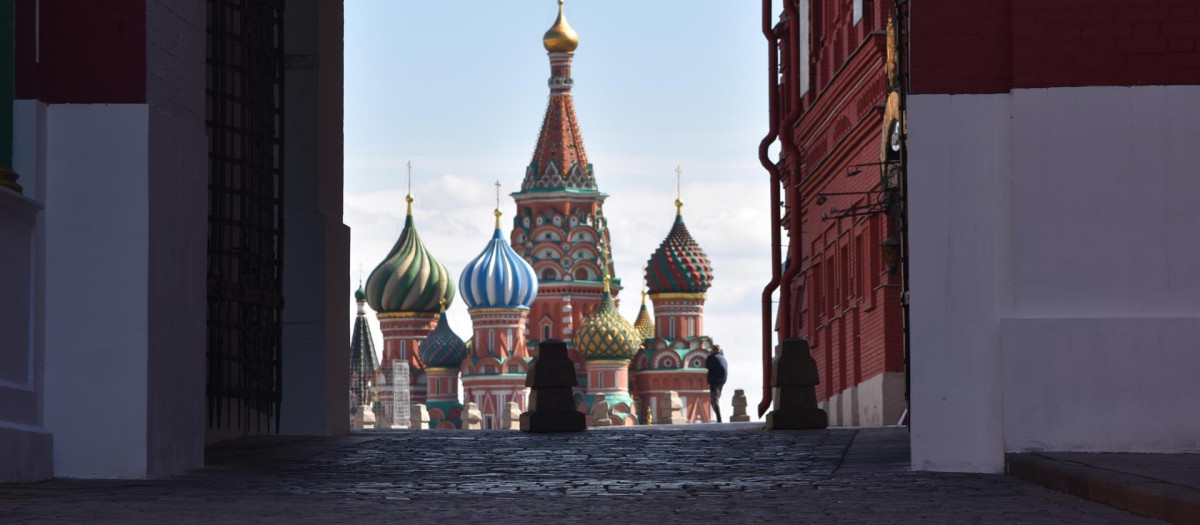 La Catedral de San Basilio en la Plaza Roja de Moscú