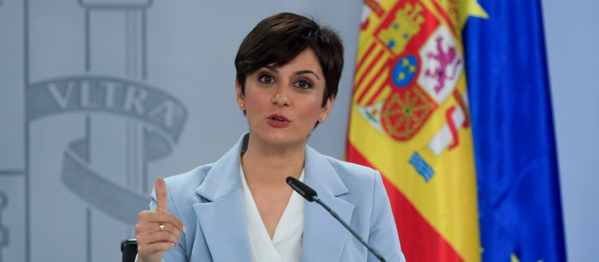 La portavoz del Gobierno, Isabel Rodríguez