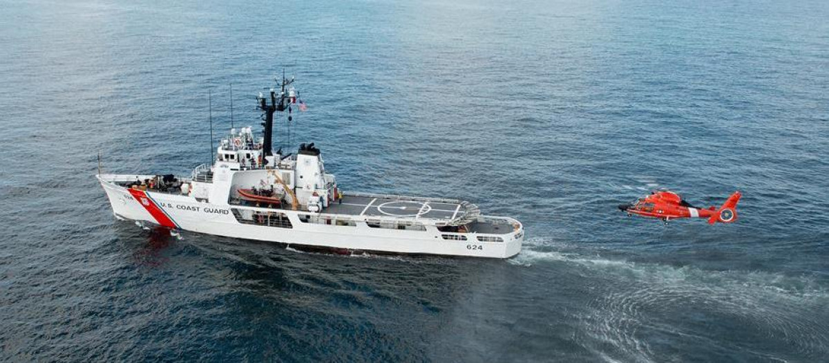 Una embarcación de la Guardia Costera estadounidense, en una imagen de archivo