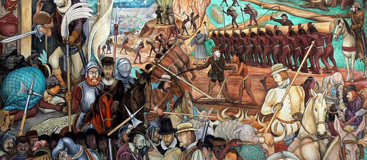 Los murales de Diego Rivera han ilustrado para la historia del Arte, la leyenda negra de España en América