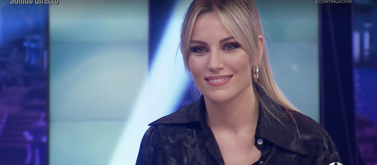 Edurne, durante su entrevista en 'El Hormiguero'