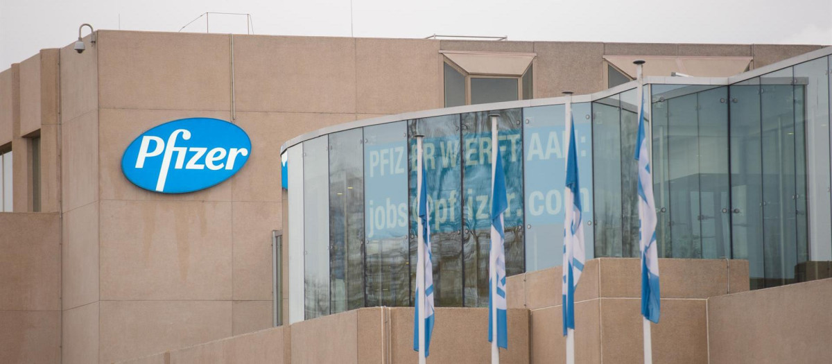 Sede de Pfizer en Bélgica