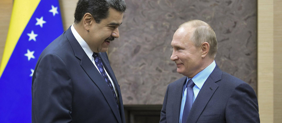 Putin y Nicolás Maduro en Caracas