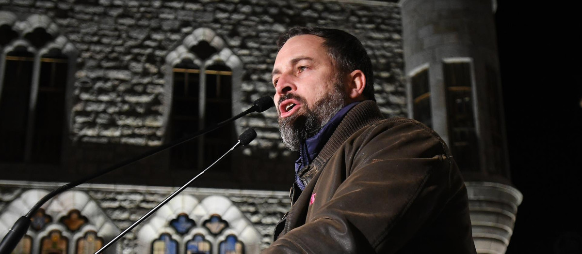 El presidente del Vox, Santiago Abascal