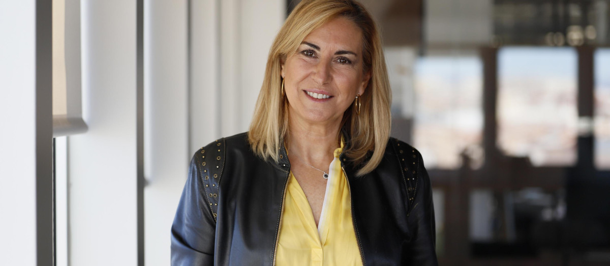 Ana Beltrán en la sede de El Debate
