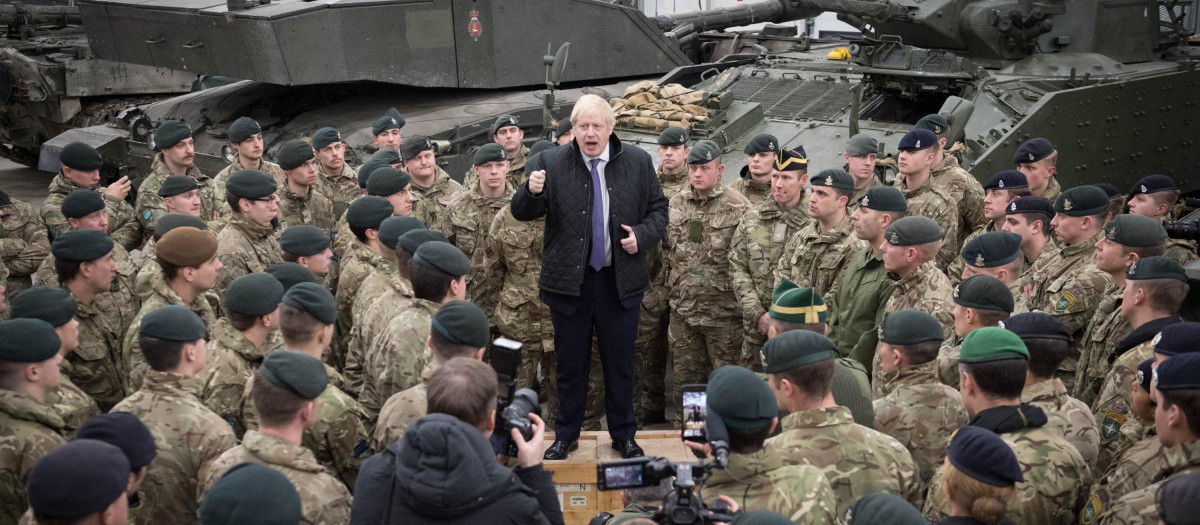 Borish Johnson tropas británicas OTAN Ucrania