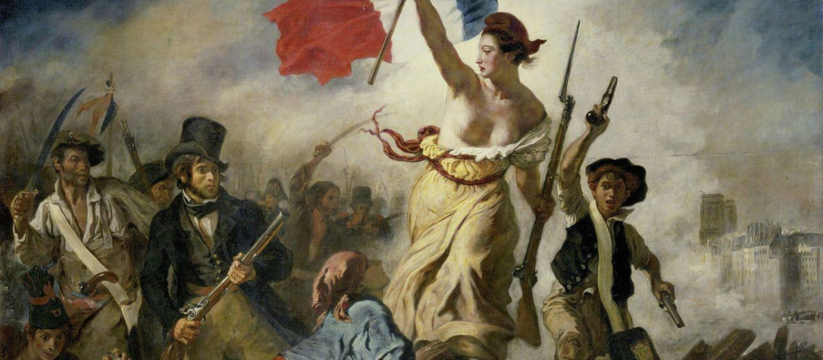 La libertad guiando al pueblo, de Eugene Delacroix