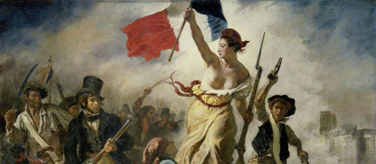 La libertad guiando al pueblo, de Eugene Delacroix