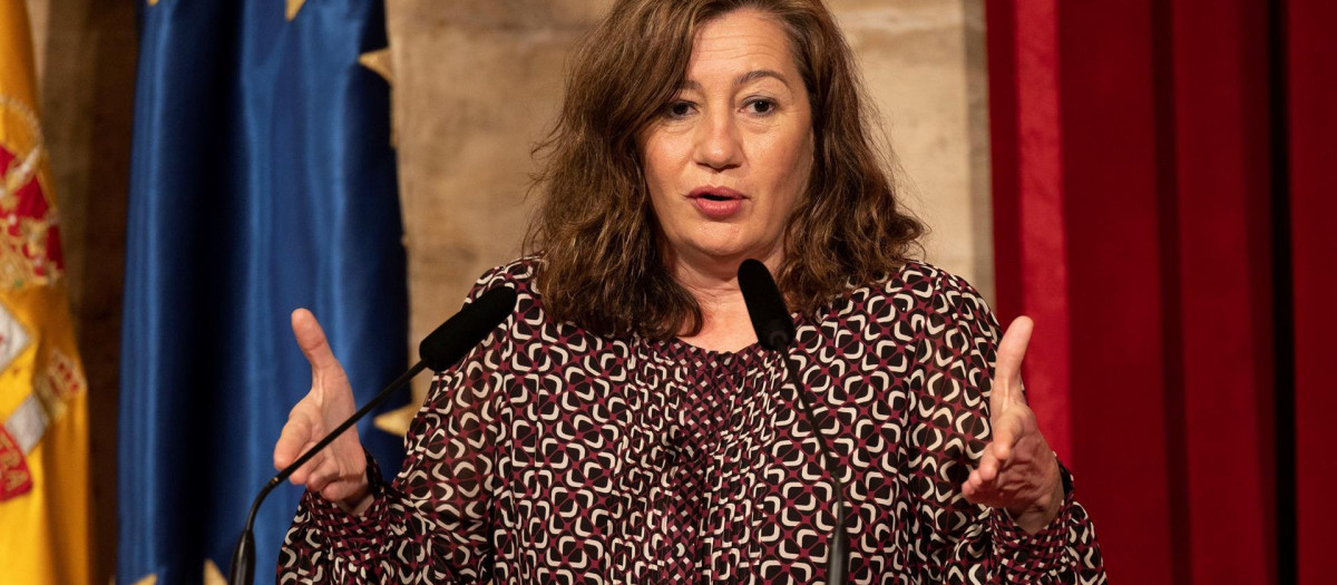 Francina Armengol, presidenta del Parlamento de las Islas Baleares