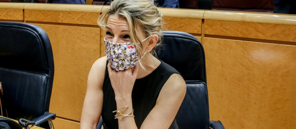 La ministra de Trabajo, Yolanda Díaz.