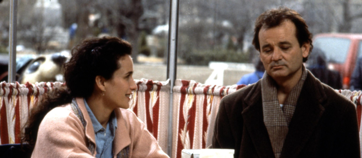 Andie MacDowell y Bill Murray, en una escena de Atrapado en el tiempo