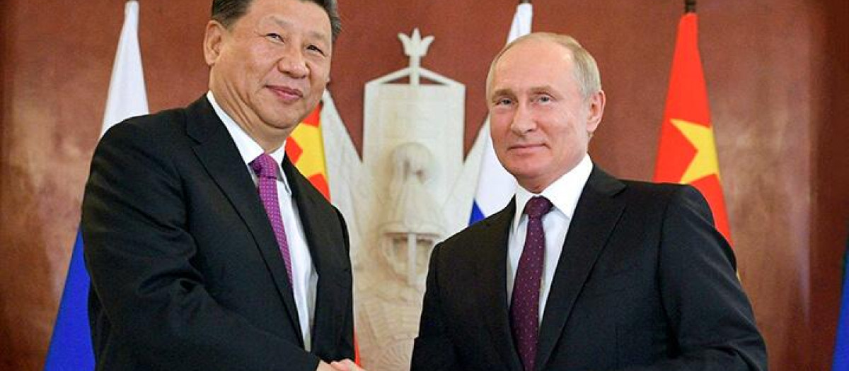 Vladimir Putin y Xi Jinping en 2019