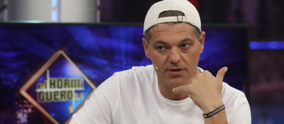 Frank Cuesta, en una visita al programa El Hormiguero