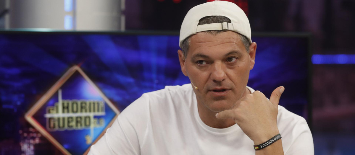 Frank Cuesta, en una visita al programa El Hormiguero