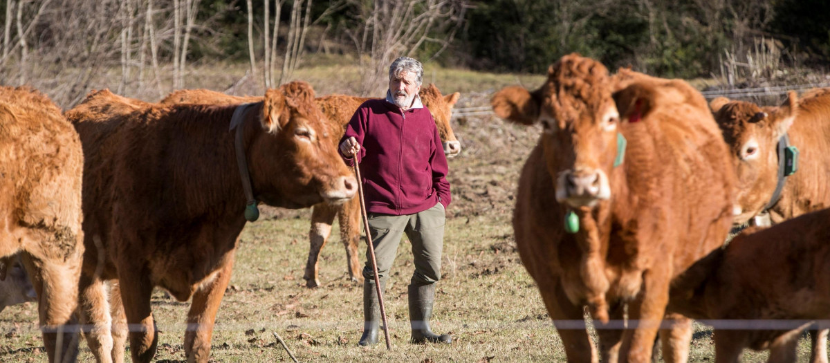 Un ganadero en el medio rural. La despoblación preocupa en Castilla y León