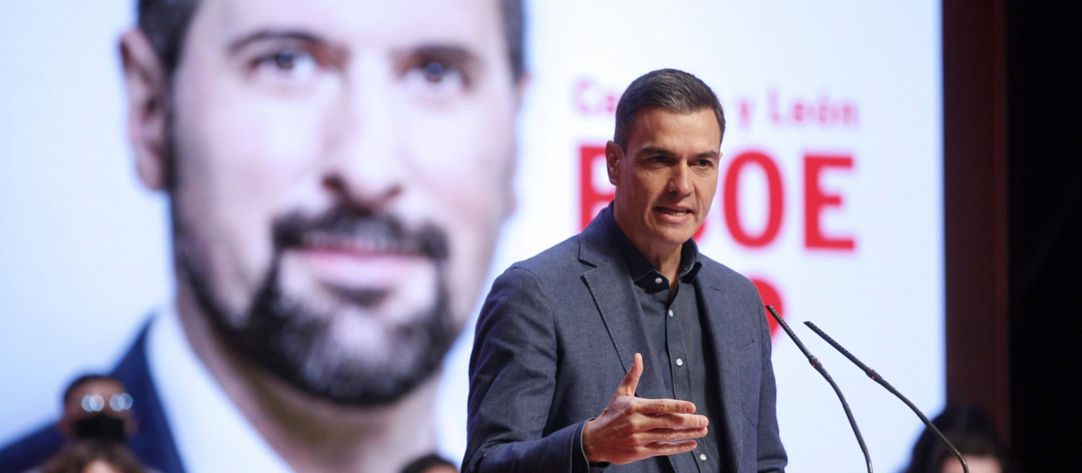 Un mitin de Pedro Sánchez en Zamora
