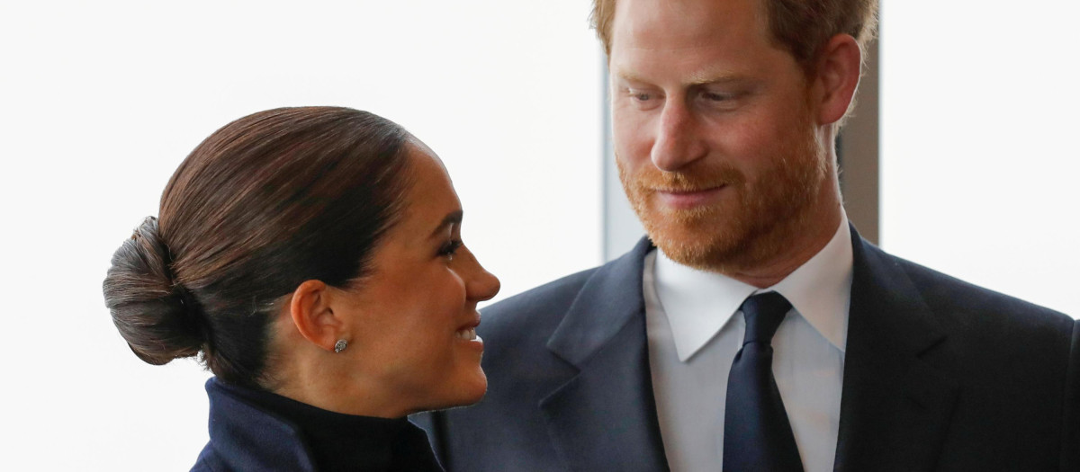 El Príncipe Harry y Meghan, mirándose a los ojos en el memorial por las víctimas del 11-S