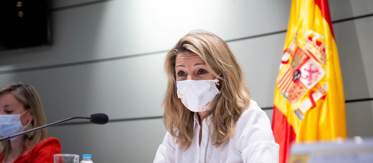 La vicepresidenta segunda del Gobierno y ministra de Trabajo y Economía Social, Yolanda Díaz