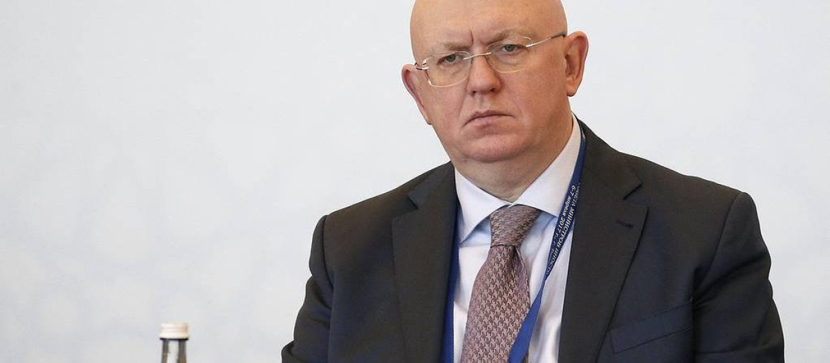 Representante Permanente de Rusia ante las Naciones Unidas Vasily Nebenzya