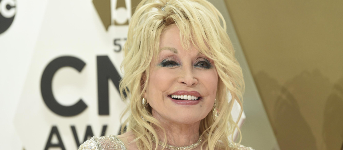 Singer Dolly Parton at the 53rd annual Country Music Awards Associations (CMA) on Wednesday, Nov. 13, 2019, in Nashville, Tenn.