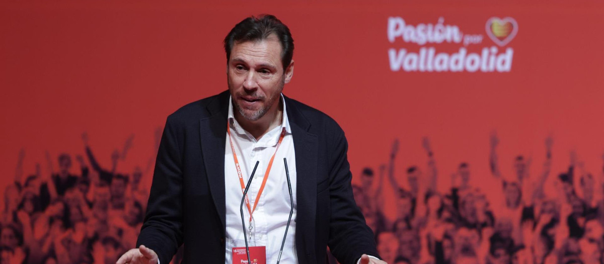 El secretario general del PSOE de Valladolid, Óscar Puente